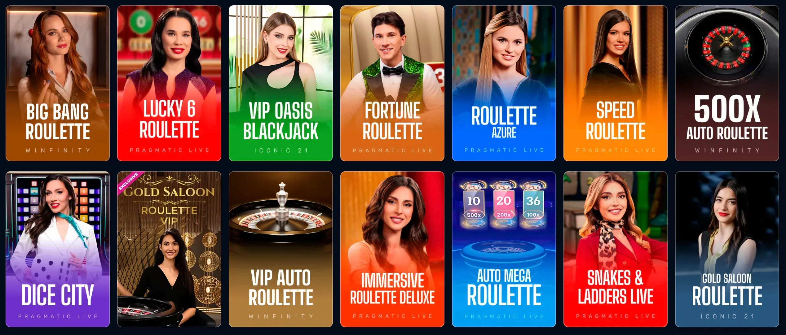 Hry v živém kasinu na X3bet